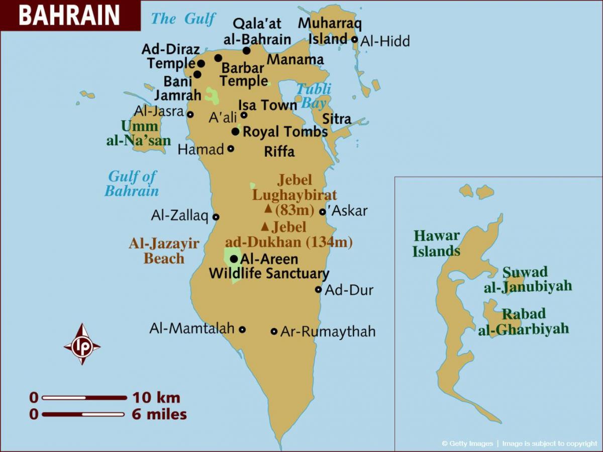 al Bahrain mapu