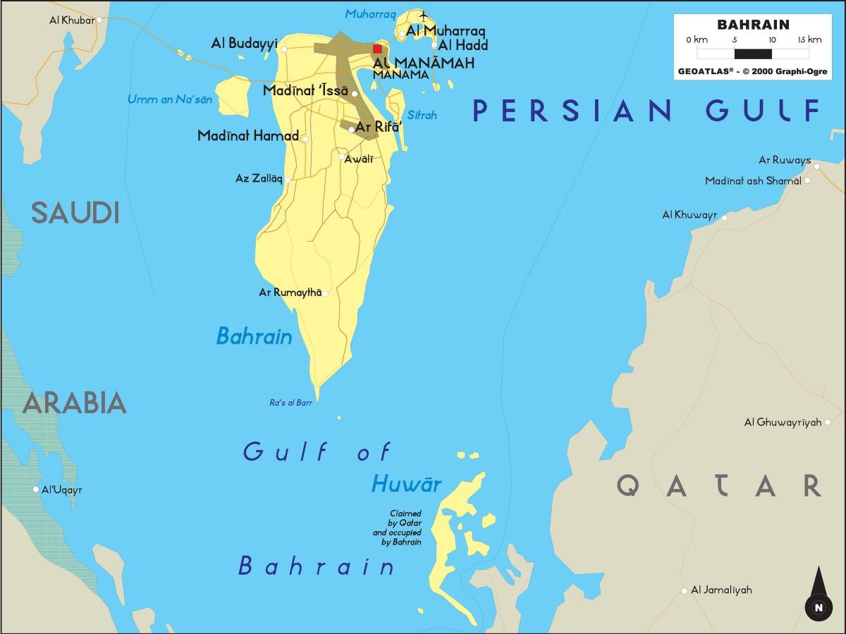 mapa Bahrajn offline