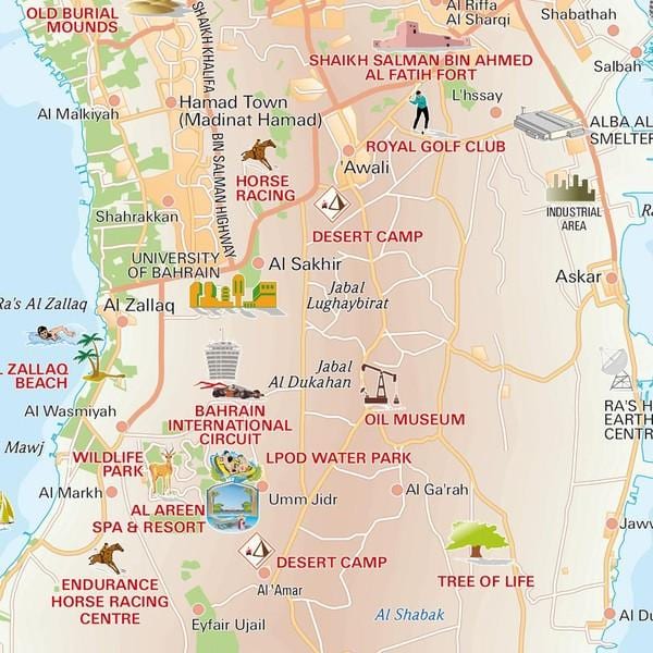 mapa stromu života, Bahrajn
