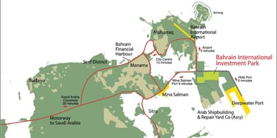 Mapa Bahrajn 2030