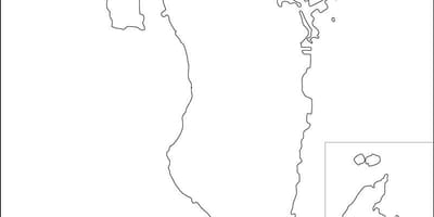 Mapa Bahrajn mapa prehľadu
