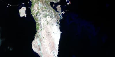 Mapa Bahrajn satelit
