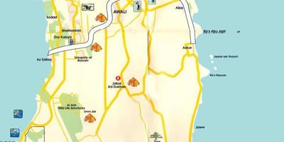 Mapa Bahrajn souk
